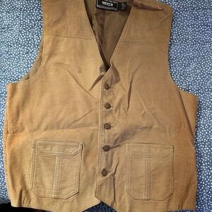 Vintage Levi's Men's Tan Corduroy Vest
